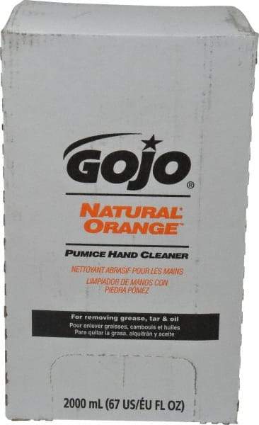 GOJO - 2 L Bag-in-Box Refill Liquid Hand Cleaner - General Duty, White, Orange Scent - Caliber Tooling