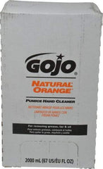GOJO - 2 L Bag-in-Box Refill Liquid Hand Cleaner - General Duty, White, Orange Scent - Caliber Tooling