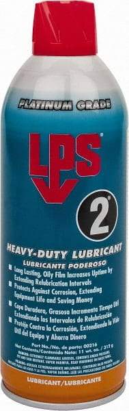 LPS - 16 oz Aerosol Nondrying Film Lubricant - Clear Amber, Food Grade - Caliber Tooling