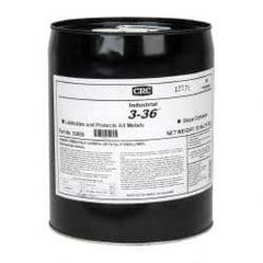 CRC - 5 Gal Pail Nondrying Film Penetrant/Lubricant - Blue/Green & Clear, -50°F to 250°F, Food Grade - Caliber Tooling