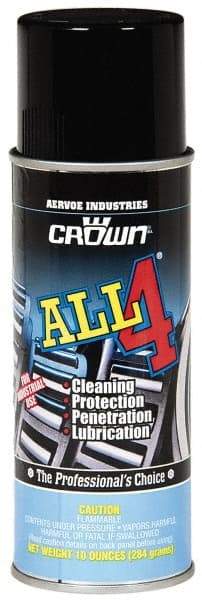 Crown - 10 oz Aerosol Penetrant/Lubricant - Light Amber, 40°F to 110°F - Caliber Tooling