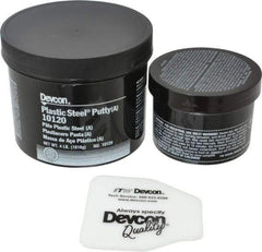 Devcon - 4 Lb Pail Two Part Epoxy - 45 min Working Time, Series Plastic Steel - Caliber Tooling