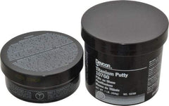 Devcon - 1 Lb Kit Gray Epoxy Resin Putty - 150°F (Wet), 350°F (Dry) Max Operating Temp, 16 hr Full Cure Time - Caliber Tooling