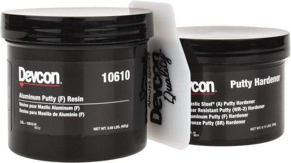 Devcon - 1 Lb Pail Two Part Epoxy - 60 min Working Time, 2,600 psi Shear Strength - Caliber Tooling