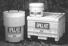 Brady SPC Sorbents - 75 Gal Capacity Oil Only Spill Kit - 95 Gal Overpack Container - Caliber Tooling