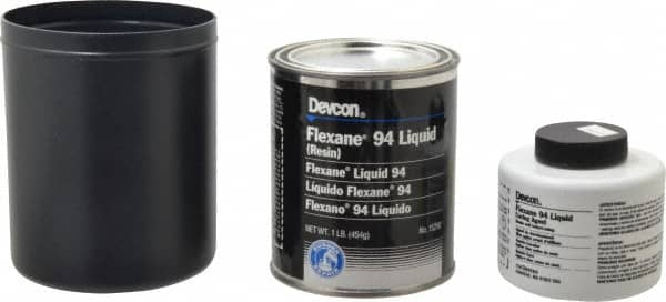 Devcon - 1 Lb Pail Two Part Urethane Adhesive - 10 min Working Time, 2,800 psi Shear Strength - Caliber Tooling