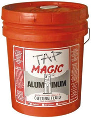 Tap Magic - Tap Magic Aluminum, 5 Gal Pail Cutting & Tapping Fluid - Semisynthetic, For Boring, Broaching, Drilling, Engraving, Facing, Milling, Reaming, Sawing, Threading, Turning - Caliber Tooling