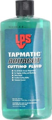 LPS - Tapmatic AquaCut, 16 oz Bottle Cutting & Tapping Fluid - Water Soluble, For Boring, Broaching, Drawing, Drilling, Engraving, Facing, Finishing, Grinding, Milling, Reaming, Sawing, Stamping, Tapping, Threading, Turning - Caliber Tooling