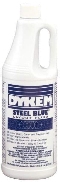 Dykem - Blue Layout Fluid - 930 ml Jug - Caliber Tooling