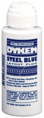 Dykem - Blue Layout Fluid - 2 Ounce Felt Tip Applicator - Caliber Tooling