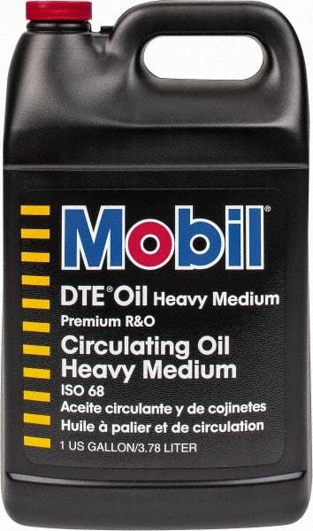 Mobil - 1 Gal Bottle Mineral Circulating Oil - SAE 20, ISO 68, 65.1 cSt at 40°C & 8.7 cSt at 100°F - Caliber Tooling