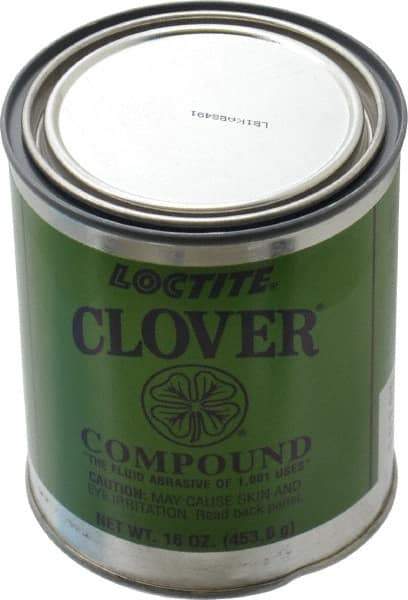 Loctite - 1 Lb Grease Compound - Compound Grade Ultra Fine, Grade 7A, 1,200 Grit, Black & Gray, Use on General Purpose - Caliber Tooling