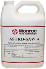 Monroe Fluid Technology - Astro-Saw A, 1 Gal Bottle Sawing Fluid - Water Soluble - Caliber Tooling