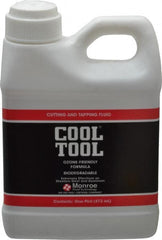 Monroe Fluid Technology - Cool Tool, 1 Pt Can Cutting & Tapping Fluid - Straight Oil, For Blanking, Boring, Broaching, Drilling, Hobbing, Milling, Reaming, Tapping, Turning - Caliber Tooling