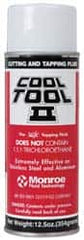 Monroe Fluid Technology - Cool Tool II, 1 Lb Aerosol Cutting & Tapping Fluid - Straight Oil, For Blanking, Boring, Broaching, Drilling, Hobbing, Milling, Reaming, Tapping, Turning - Caliber Tooling