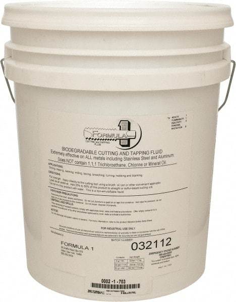 Monroe Fluid Technology - 5 Gal Pail Cutting & Tapping Fluid - Straight Oil - Caliber Tooling