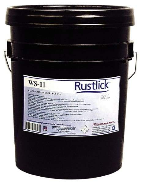 Rustlick - Rustlick WS-11, 5 Gal Pail Grinding Fluid - Water Soluble, For Machining - Caliber Tooling