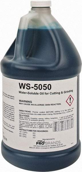 Rustlick - Rustlick WS-5050, 1 Gal Bottle Cutting & Grinding Fluid - Water Soluble, For Broaching, CNC Machining, Drilling, Milling - Caliber Tooling