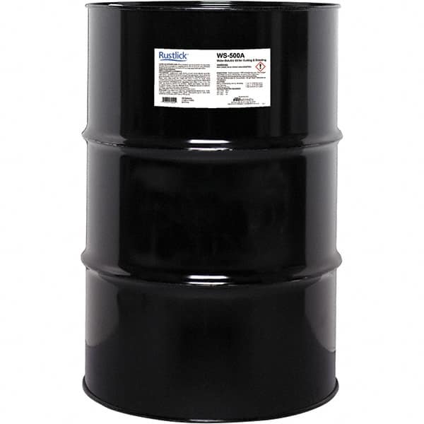 Rustlick - Rustlick WS-500A, 55 Gal Drum Cutting & Grinding Fluid - Water Soluble, For Machining - Caliber Tooling