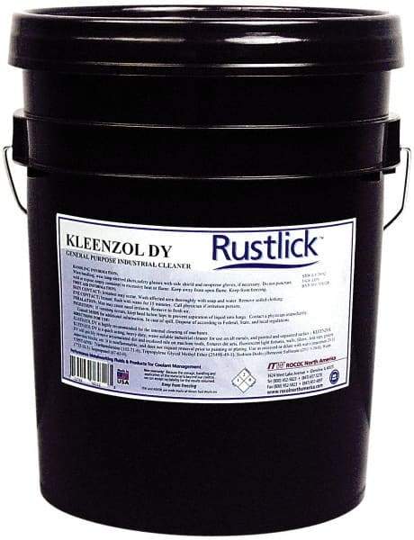 Rustlick - 5 Gal Pail Cleaner - Ferrous Metals, Nonferrous Metals, Sump and General Shop Cleaner - Caliber Tooling