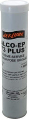 Jet-Lube - 14 oz Cartridge Aluminum Extreme Pressure Grease - Red, Extreme Pressure, 450°F Max Temp, NLGIG 2, - Caliber Tooling