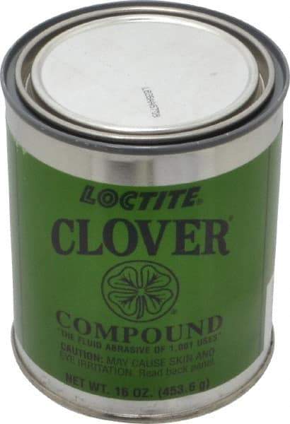 Loctite - 1 Lb Grease Compound - Compound Grade Extra Fine, Grade 1A, 320 Grit, Black & Gray, Use on General Purpose - Caliber Tooling