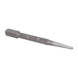Stanley - Nail Punch - 4" OAL, Steel - Caliber Tooling
