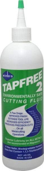 TapFree 2 - Tapfree 2, 1 Pt Bottle Cutting & Tapping Fluid - Water Soluble, For Cleaning - Caliber Tooling