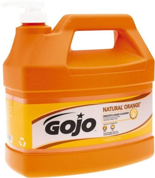 GOJO - 1 Gal Pump Bottle Liquid Hand Cleaner - General Duty, Orange Scent - Caliber Tooling