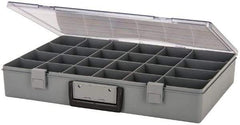 Flambeau - 18-1/2" Wide x 3" High x 13" Deep, Small Parts Storage Box - Copolymer Frame, 24 Compartments - Caliber Tooling