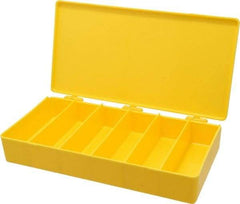 Flambeau - 8-1/4" Wide x 1-3/8" High x 4-1/2" Deep, Small Parts Box - Polypropylene Frame, 6 Compartments, 4" Wide x 1-1/8" High x 1-1/4" Deep Bin - Caliber Tooling