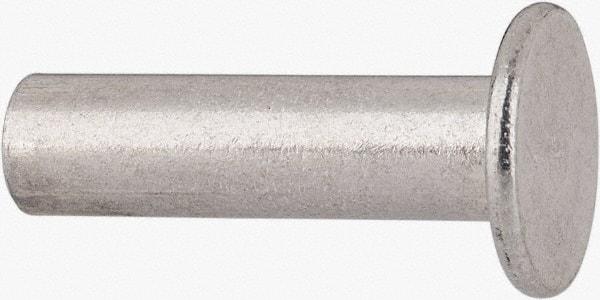 Made in USA - #8-32 Thread Barrel, Aluminum Sex Bolt & Binding Post - Uncoated, 3/8" Screw Length, 3/4" Long Barrel - Caliber Tooling