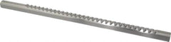 Dumont Minute Man - 3/16" Keyway Width, Production Keyway Broach - Bright Finish, 3/4" Broach Body Width, 25/64" to 2-1/2" LOC, 14-3/4" OAL, 2,170 Lbs Pressure for Max LOC - Caliber Tooling