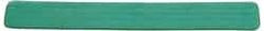 Rubbermaid - 48-1/2" Long x 5-1/2" Wide Microfiber Dust Mop Pad - Hook & Loop, Green - Caliber Tooling