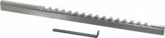 Value Collection - 5/32" Keyway Width, Style B, Keyway Broach - High Speed Steel, Bright Finish, 3/16" Broach Body Width, 19/64" to 1-11/16" LOC, 6-3/4" OAL - Caliber Tooling