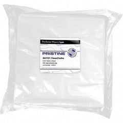 PRO-SOURCE - Flat Fold Clean Room/Lab/Critical Task Wipes - Bag, 9" x 9" Sheet Size, White - Caliber Tooling