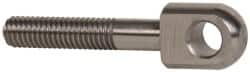 Gibraltar - 3/8-16, 1-3/8" Thread Length, 3/8" Hole Diam, Stainless Steel, Swing Bolt - Grade 303, 1/2" Head Thickness, 2-1/2" Hole Center to End - Caliber Tooling