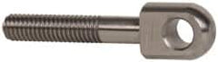 Gibraltar - 3/8-16, 1-3/8" Thread Length, 3/8" Hole Diam, Stainless Steel, Swing Bolt - Grade 303, 1/2" Head Thickness, 2-1/2" Hole Center to End - Caliber Tooling