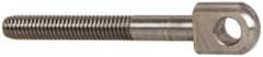 Gibraltar - 3/8-16, 2" Thread Length, 3/8" Hole Diam, Stainless Steel, Swing Bolt - Grade 303, 1/2" Head Thickness, 3-1/2" Hole Center to End - Caliber Tooling