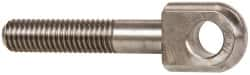 Gibraltar - 1/2-13, 1-5/8" Thread Length, 1/2" Hole Diam, Stainless Steel, Swing Bolt - Grade 303, 5/8" Head Thickness, 3-1/8" Hole Center to End - Caliber Tooling