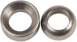 Gibraltar - 3/8" Bolt, Stainless Steel, Spherical Washer Assembly - 13/32" Inside x 11/16" Female Outside, 5/8" Male OD, 27/64" Thick, 3/32" Radius, 303 Grade - Caliber Tooling