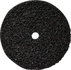 3M - 6" Very Coarse Grade Silicon Carbide Deburring Disc - 5/8" Center Hole, Arbor Connection, Black, 4,000 Max RPM - Caliber Tooling