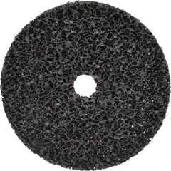 3M - 6" Very Coarse Grade Silicon Carbide Deburring Disc - 7/8" Center Hole, Arbor Connection, Black, 4,000 Max RPM - Caliber Tooling