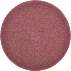 3M - 8" Very Fine Grade Aluminum Oxide Deburring Disc - 3/4" Center Hole, Arbor Connection, Maroon, 3,000 Max RPM - Caliber Tooling