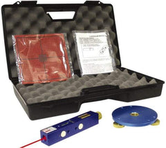 Laseraim - 500 Ft. Max Measuring Range, Red Beam Laser Level Kit - Includes Carry Case, LTA3 Targets, LTAL1 Tripod Mount and Magic Level - Caliber Tooling