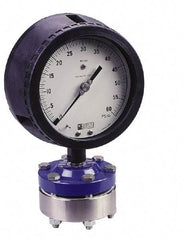 Value Collection - 1,000 Max psi, 4-1/2 Inch Dial Diameter, Polypropylene Pressure Gauge Guard and Isolator - 0.5% Accuracy - Caliber Tooling