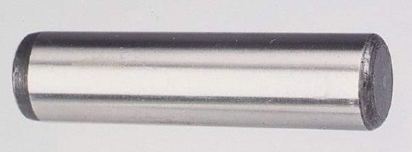 Value Collection - 1" Diam x 3" Pin Length Grade 8 Alloy Steel Pull Out Dowel Pin - 1 Rounded & 1 Threaded End - Caliber Tooling