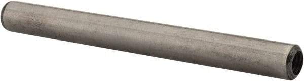 Value Collection - 1/4" Diam x 2-1/2" Pin Length Grade 8 Alloy Steel Pull Out Dowel Pin - 1 Rounded & 1 Threaded End - Caliber Tooling