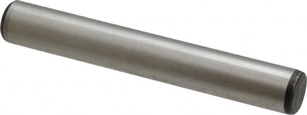 Value Collection - 1/2" Diam x 3-1/2" Pin Length Grade 8 Alloy Steel Pull Out Dowel Pin - 1 Rounded & 1 Threaded End - Caliber Tooling