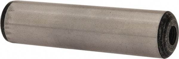 Value Collection - 5/8" Diam x 2-1/2" Pin Length Grade 8 Alloy Steel Pull Out Dowel Pin - 1 Rounded & 1 Threaded End - Caliber Tooling